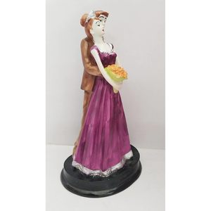 Statue de Couple en résine romantique moderne pour décor de bureau à domicile décoration d'étagère de bureau anniversaire mariage fiançailles cadeaux pour - Product Image 2