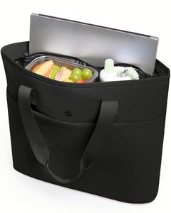 Sacs isothermes pour femmes, sac fourre-tout isotherme avec compartiment pour ordinateur portable pour le travail, les infirmières, les activités de plein air - Product Image 1