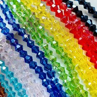Klaar voor verzending Fabrikanten Groothandel AB Bicone Kristal Kralen 2-8mm Losse Kralen Bulk voor DIY knutselen en sieraden maken
