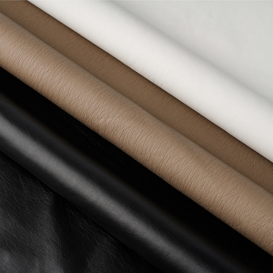 <strong>Pu</strong> <strong>Leather</strong> Skin Soft <strong>Leather</strong> Faux Synthetic Black Stretch <strong>Leather</strong> Fabric for Handbag Car Seat Material - Product Image 2