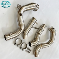 Système de tuyaux en acier inoxydable 304 brossé soudé TIG Rytan pour Mercedes Benz 2020+ GLE63 GLE63S AMG S 4.0T W167