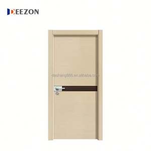 Puerta de madera interior de calidad con marco Puertas de madera personalizadas para casa Dormitorio moderno Diseños de puertas de madera - Product Image 3