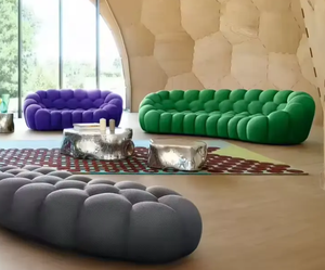 Runxi nordic सुरुचिपूर्ण शैली विला सोफे सेट लिविंग रूम Mario बेलिनी सोफे फर्नीचर गहरी बैठने वाली सीट एकांत सोफे - Product Image 5