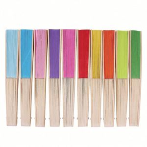 Abanico de Mano de Bambú de 21 cm Bordado Personalizado para Boda, Estilo Tradicional Portátil con Diseño Musical de Año Nuevo Chino, Regalo Personalizado - Product Image 5