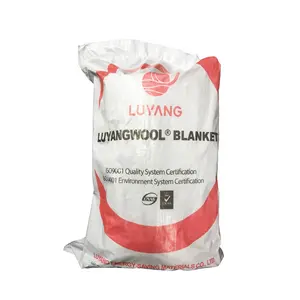 Aislamiento térmico soluciones LUYANGWOOL 1260 grados aislamiento manta de fibra cerámica