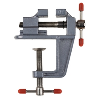 Mini Tornillo de Banco con Abrazadera en C, Multifuncional, para Mesa, Pequeño, para Trabajos en Madera, Joyería, Manualidades, Reparaciones