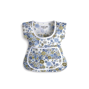 Floral <b>Apron</b> With Pocket For Kitchen Use - Product Image 2