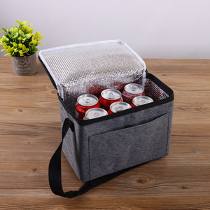 Sac à déjeuner isotherme à grande capacité avec logo personnalisé en gros, sac à déjeuner de pique-nique en plein air, imperméable, en Oxford, sac à déjeuner bento, glacière - Product Image 6