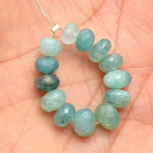 Perles rondes facettées graduées en grandidiérite rare de 6 mm à 8 mm, pierres semi-précieuses naturelles en grandidiérite, perles en vrac pour bijoux - Product Image 1