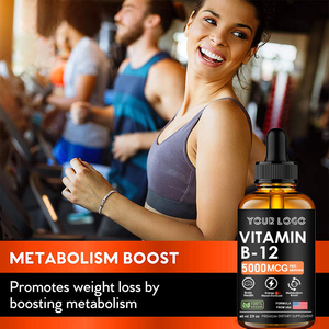 Venta al por mayor de fábrica: Gotas líquidas de vitamina B12, complejo de vitamina <span class=keywords><strong>B</strong></span>, B12 sublingual vegano de <span class=keywords><strong>5000</strong></span> mcg, mejora el estado de ánimo, promueve la pérdida de peso. - Product Image 3