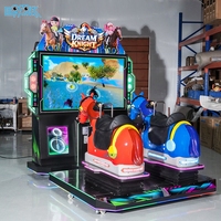 Machine d'arcade de course de chevaux pour 2 joueurs, simulateur de course interactif, équipement de jeu pour les centres d'arcade et les centres commerciaux