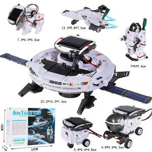 Kit de Construcción de Robot Espacial Solar 6 en 1, Juguete Educativo STEM para Niños y Niñas Mayores de 14 Años, Plástico - Product Image 1