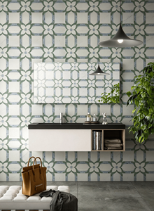 Mosaico de Mármol Verde Esmeralda Desértico, Mosaico de Piedra Natural Pulido, Mosaico Cuadrado para Cocina, Baño, Pared, Piso y Revestimiento - Product Image 3