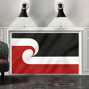 3x5 ft Polyester Nouvelle-Zélande <span class=keywords><strong>Drapeau</strong></span> <span class=keywords><strong>Maori</strong></span> Utilisation intérieure et extérieure avec des techniques d'impression numérique - Product Image 2