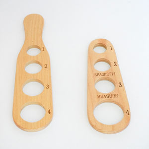 Outil de cuisine spécial Spaghetti Règle de mesure Spot 4 trous en bois Nouilles Spaghetti Mesureur Règle - Product Image 6