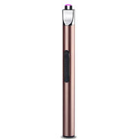 Briquet électronique Juji rechargeable USB multifonctionnel, vente en gros personnalisée, briquet à bougie électrique à arc USB sans flamme