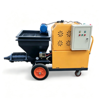 Mesin Semprot Mortar Listrik Mesin Pompa Plester dengan Kompresor 0.3m3/menit
