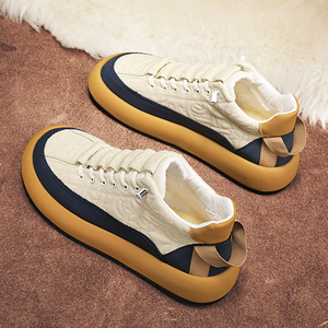 รองเท้าผ้าใบลำลองสำหรับผู้ชายสไตล์เดินทนทานระบายอากาศได้ดีสไตล์ใหม่ zapatillas deportivas OEM/ODM - Product Image 3