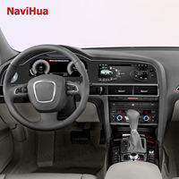 Autoradio Android à double écran Navihua LCD Digital Cluster pour Audi A6 A6L 2005-2011 avec navigation GPS