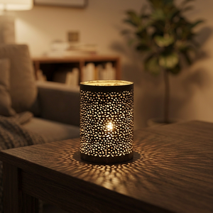 Jaula para velas perforada y grabada - Product Image 3
