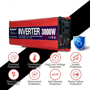 家庭用 1000W 1600W 3KW 2200W AC 230V 220V DC 12V 24V 60Hz 出力周波数 インテリジェントで耐久性のある純正弦波インバーター - Product Image 3