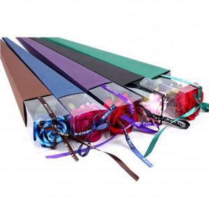 Coffret Cadeau Luxe Fait Main pour Bouquet de Fleurs Saint-Valentin, Emballage Promotionnel Imprimé Sérigraphié - Product Image 1
