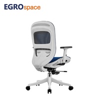 EGROspace Support lombaire Meilleur bureau de Chine Chaise de bureau pivotante pour ordinateur de direction à dossier moyen