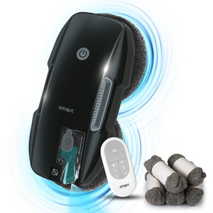 Fmart AI 창문 청소 스마트 로봇 친환경 3가지 청소 모드 자이로스코프 내비게이션 120ml 물 창문 청소 로봇 - Product Image 1