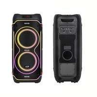 Altavoz De Karaoke Baffle Bluetooth Con Micro Sans Fil Dual 8 Pulgadas Mejor Altavoz De Karaoke Portátil con Micrófono y Bluetooth