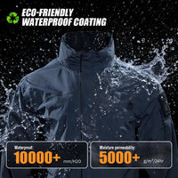 Veste tactique à capuche Emersongear en nylon résistant aux déchirures pour l'extérieur, veste imperméable résistante à l'usure pour hommes