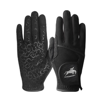 Nouveauté Gants d'équitation en cuir personnalisés Vente en gros Dernier design Gants d'équitation pour femmes