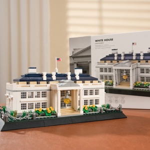Bloques <span class=keywords><strong>de</strong></span> Construcción <span class=keywords><strong>de</strong></span> la Arquitectura Emblemática <span class=keywords><strong>de</strong></span> la Casa Blanca <span class=keywords><strong>de</strong></span> Washington, Serie para Venta al por Mayor <span class=keywords><strong>de</strong></span> Juguetes, Juguetes <span class=keywords><strong>de</strong></span> Construcción STEM para Coleccionar - Product Image 1