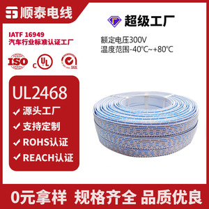 PVC Insulated Flat Cable UL2468 High Voltage Resistant Flame Retardant For Lighting <b>Tools</b> Multiple Specifications Available - Product Image 2