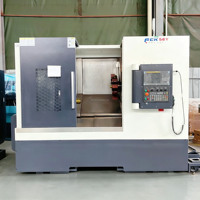 Tour CNC horizontal à lit incliné TCK56Y, 3 axes, fonction de fraisage axe Y, haute précision, centre de tournage multifonction, outil automatique