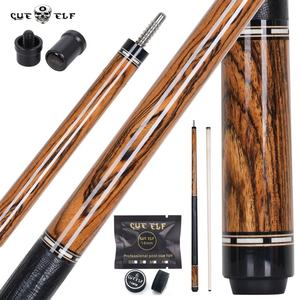 CUEELF Billard Billard Queues Véritable Peau De Lézard Wrap <span class=keywords><strong>Caliburn</strong></span> Bois Lmitate Lvory Anneau Pool Billard Queue 12.5mm Pointe Taille 58 Pouces - Product Image 1