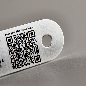 Le meilleur panneau d'identification de code QR d'étiquette de feuille d'aluminium en métal personnalisé d'OEM - Product Image 5