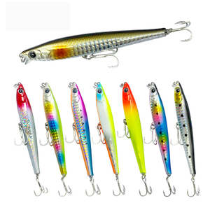 105mm 31G 3D yeux dur appât plastique PVC naufrage saumon de mer daurade carassin carpe rivière lac matériel de pêche sandre bar de mer - Product Image 1