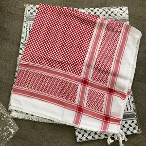 ผ้าคลุมศีรษะแบบจาการ์ดลายอาหรับสำหรับผู้ชาย ผ้าคุฟฟียะห์ ผ้าปาเลสไตน์ ยาชมาห์ เชมาก ผ้าคลุมศีรษะสีดำแบบอาราฟาตสำหรับผู้ชาย - Product Image 6