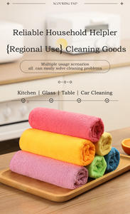 Paño de Limpieza Multiusos, Sin Pelusas, Tecnología de Tejido Warp y Fibras Ultrafinas, Paño de Microfibra Reutilizable - Product Image 5