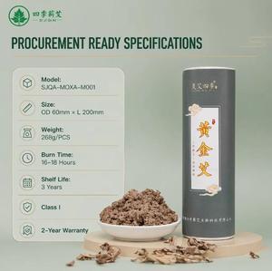 Moxa-Sticks mit Safran-Minze-Aromatisierung TCM-Therapie. Lindert Schmerzen, erwärmt die Meridiane, fördert die Durchblutung. 16-18 Stunden Brenndauer. - Product Image 6