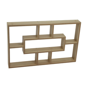 Estantería geométrica <span class=keywords><strong>de</strong></span> <span class=keywords><strong>madera</strong></span> para <span class=keywords><strong>pared</strong></span>, estantería <span class=keywords><strong>de</strong></span> <span class=keywords><strong>madera</strong></span> - Product Image 2