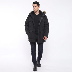 Chaquetas Parka Ligeras de Talla Grande para Hombre, de Alta Calidad, 100% Poliéster, Resistentes al Viento, con Logotipo Personalizado, OEM - Product Image 1