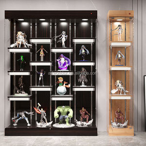 Étagères personnalisées, rayonnage de stockage, magasin en bois, exposition de vente au détail, présentoir en <span class=keywords><strong>plastique</strong></span> pour figurines d'<span class=keywords><strong>action</strong></span>, vitrine, étagère, présentoir - Product Image 3