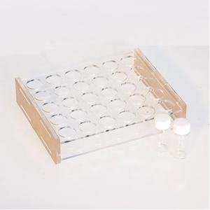 कस्टम पारदर्शी ऐक्रेलिक टेस्ट ट्यूब रैक प्रयोगशाला नमूना सेंट्रीफ्यूज ट्यूब रिएजेंट भंडारण रैक पॉट उपयोग - Product Image 4