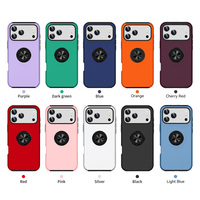Nouvelle coque de téléphone magnétique hybride tendance avec support anneau pour iPhone 18 Pro, étui antichoc en TPU et PC pour téléphones mobiles 17, 16, 15, 14, 13