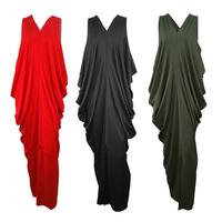 Robe décontractée sans manches à col en V et fente, style ample, pour femme, idéale pour le quotidien (Dropshipping)
