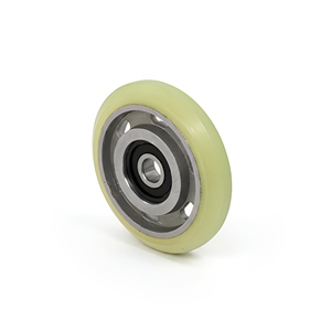 Rouleau de guidage d'ascenseur haute vitesse 125*22*6303 avec roue en PU pour <span class=keywords><strong>cabine</strong></span> et contrepoids - Product Image 3