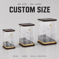 Vente en gros d'usine, personnalisé, écologique, pour présentoir de bureau en plexiglas, capacité de 150 cigares, humidor en acrylique
