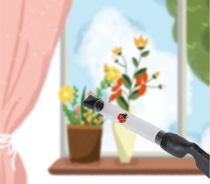 Xách tay côn trùng Catcher động cơ mạnh mẽ Bug Sucker chân không tái sử dụng Bug zappers với LED ánh sáng - Product Image 4