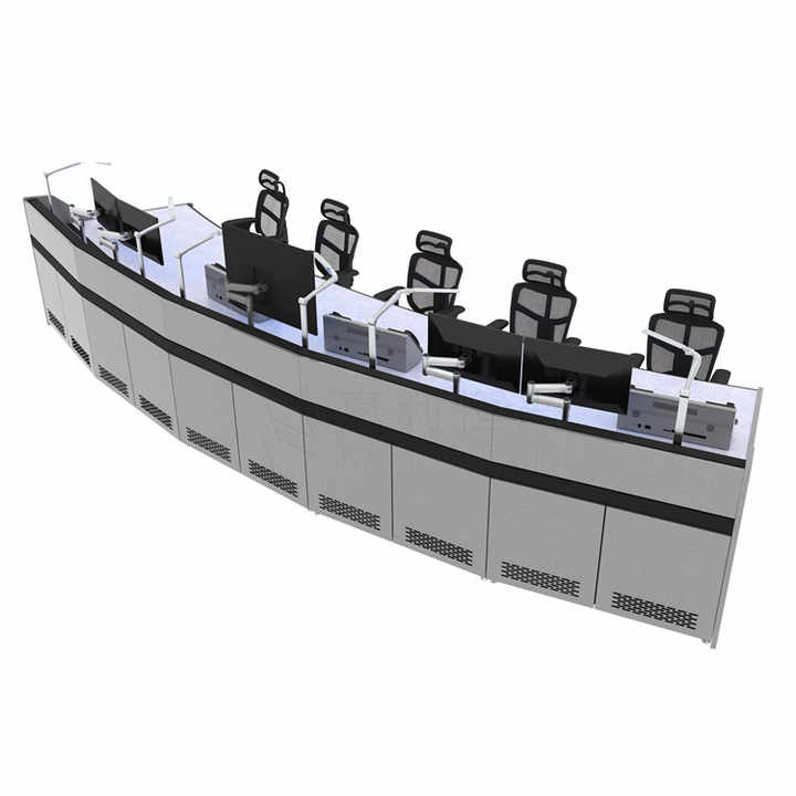 A Sit-stand Console Control Room Desk for Command Center System with CE ...